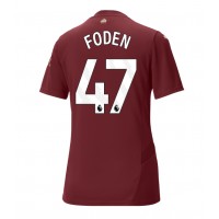 Dámy Fotbalový dres Manchester City Phil Foden #47 2024-25 Třetí Krátký Rukáv